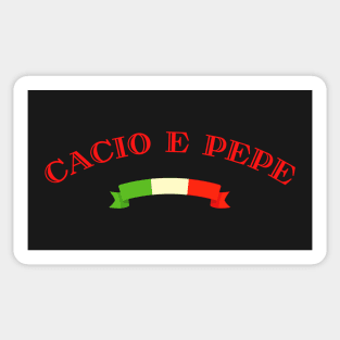 Cacio e pepe italian pasta Sticker